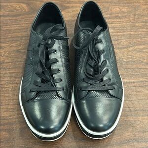 Kenneth Cole Black leather Men's Sneakers